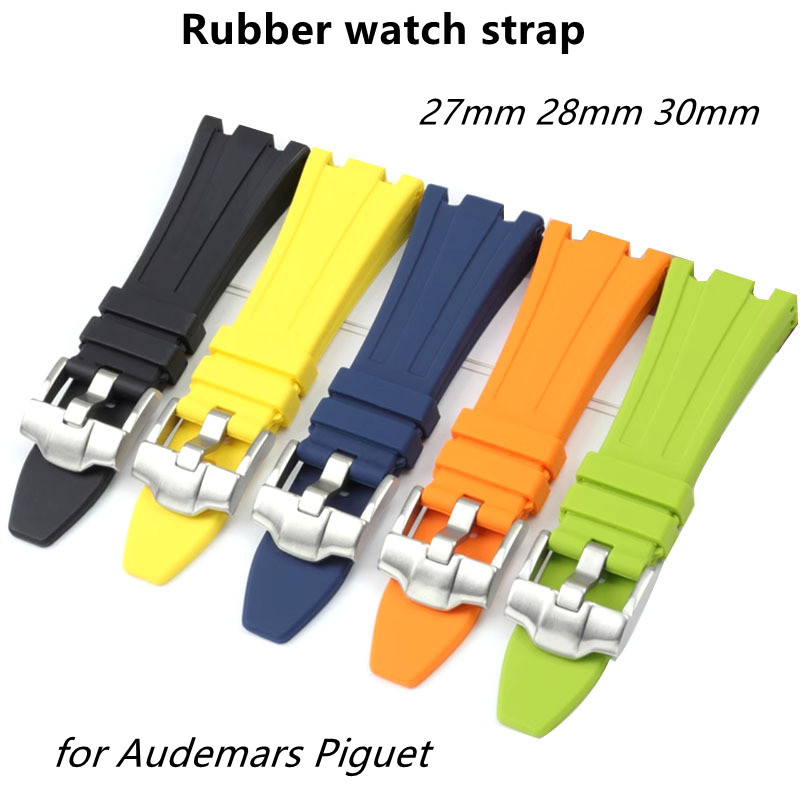 Audemars Piguet Watch Royal Oak Offshore - Pulseira de relógio de silicone de