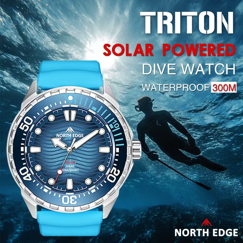 Smartwatch Ring Watches - Relógio de mergulho de aço inoxidável