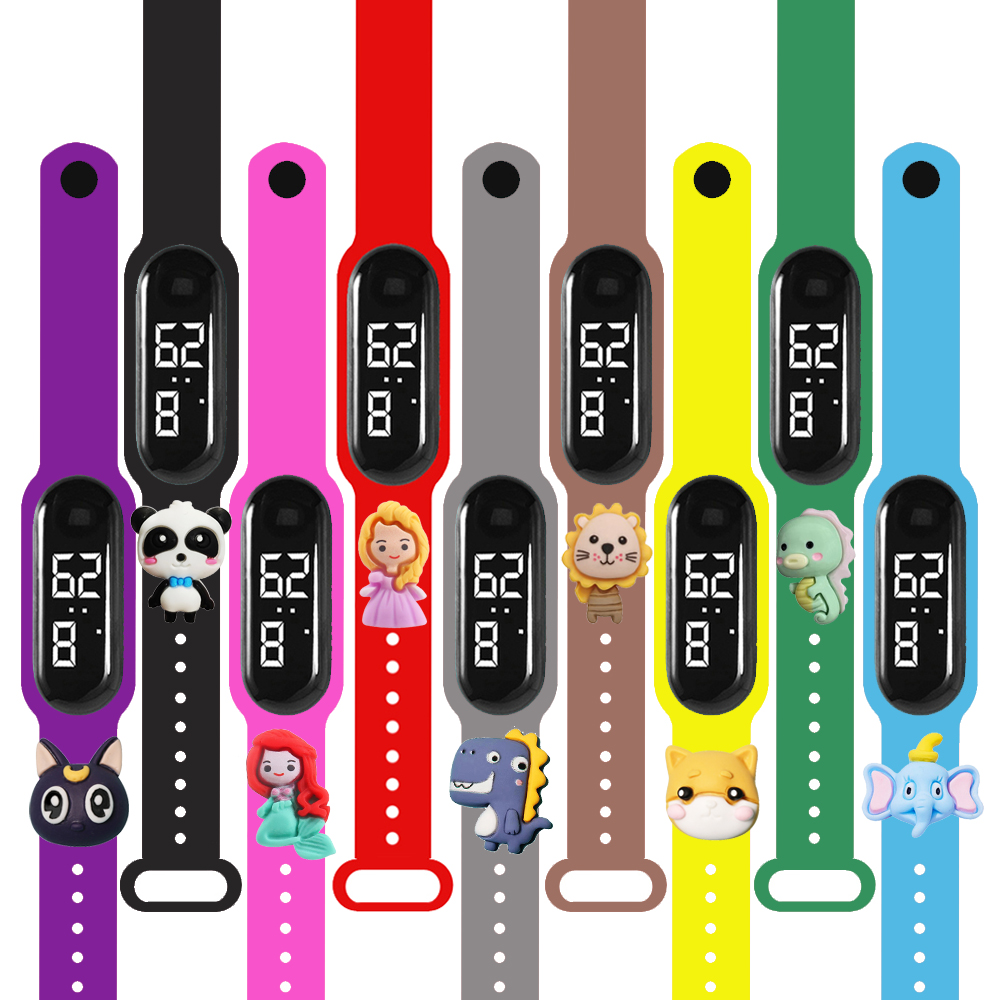 Smartwatch Watches Girls - Relógio inteligente multicolorido para crianças, meninos