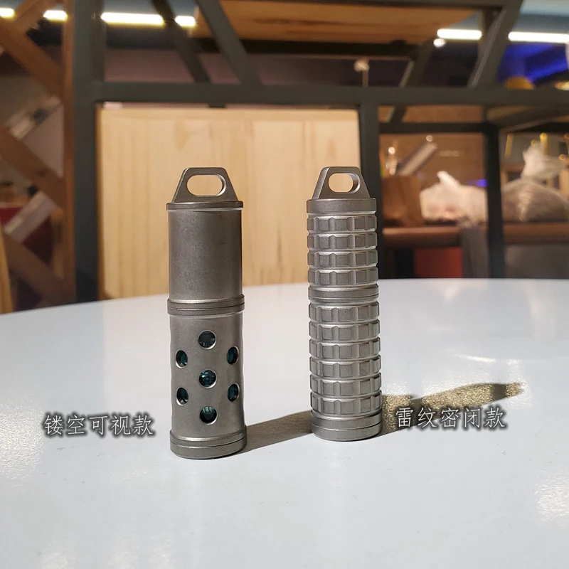 Tritium Gas Tube - Edc titânio liga paracord faca contas