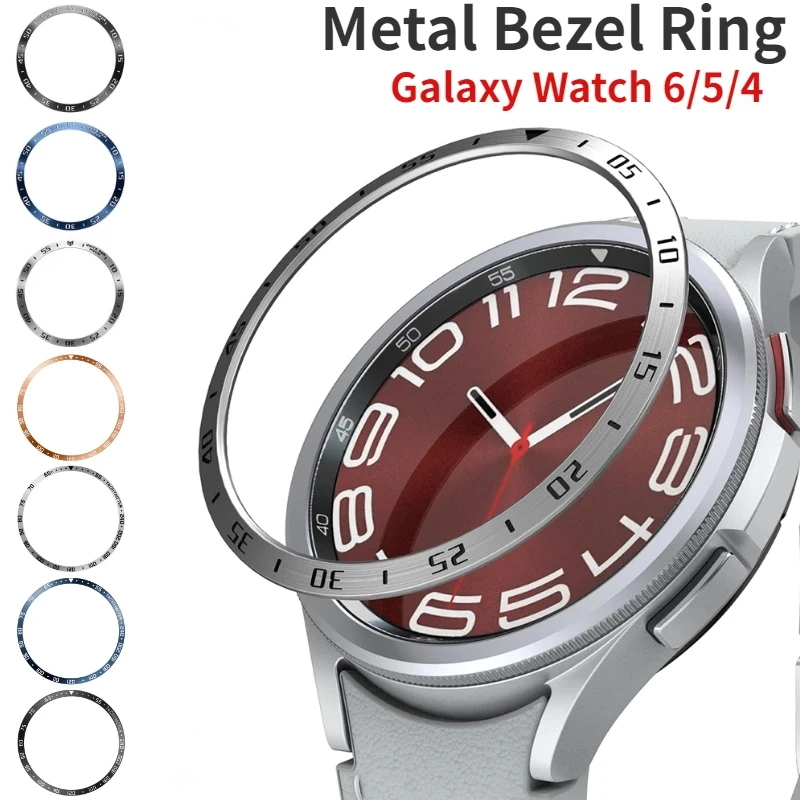Smartwatch Ring Watches - Anel de moldura de metal para