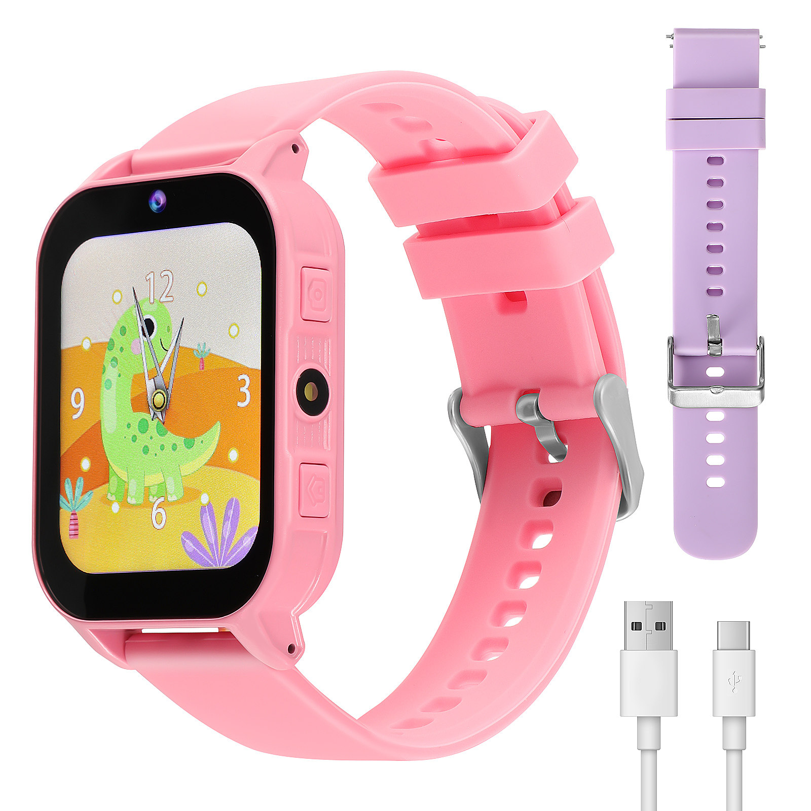 Smartwatch Watches Girls - Relógio Infantil com Jogos, Relógio Digital