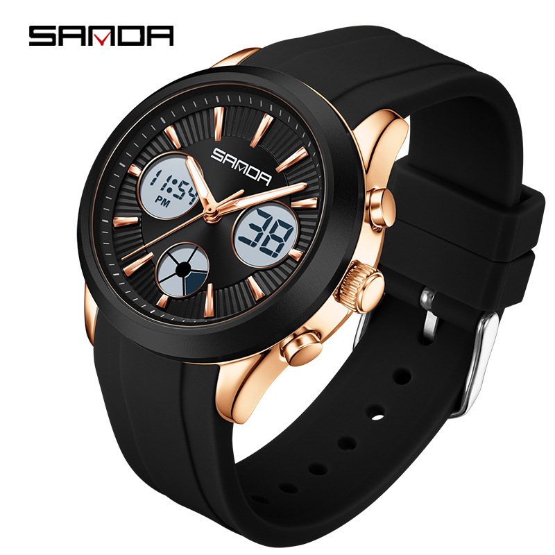 Smartwatch Watches Girls - Relógio eletrônico SANDA luminoso, multifuncional, esportivo,