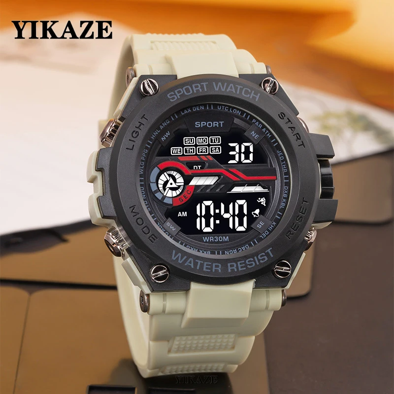 Tide Watch Surf - YIKAZE Relógio Esportivo Masculino À Prova
