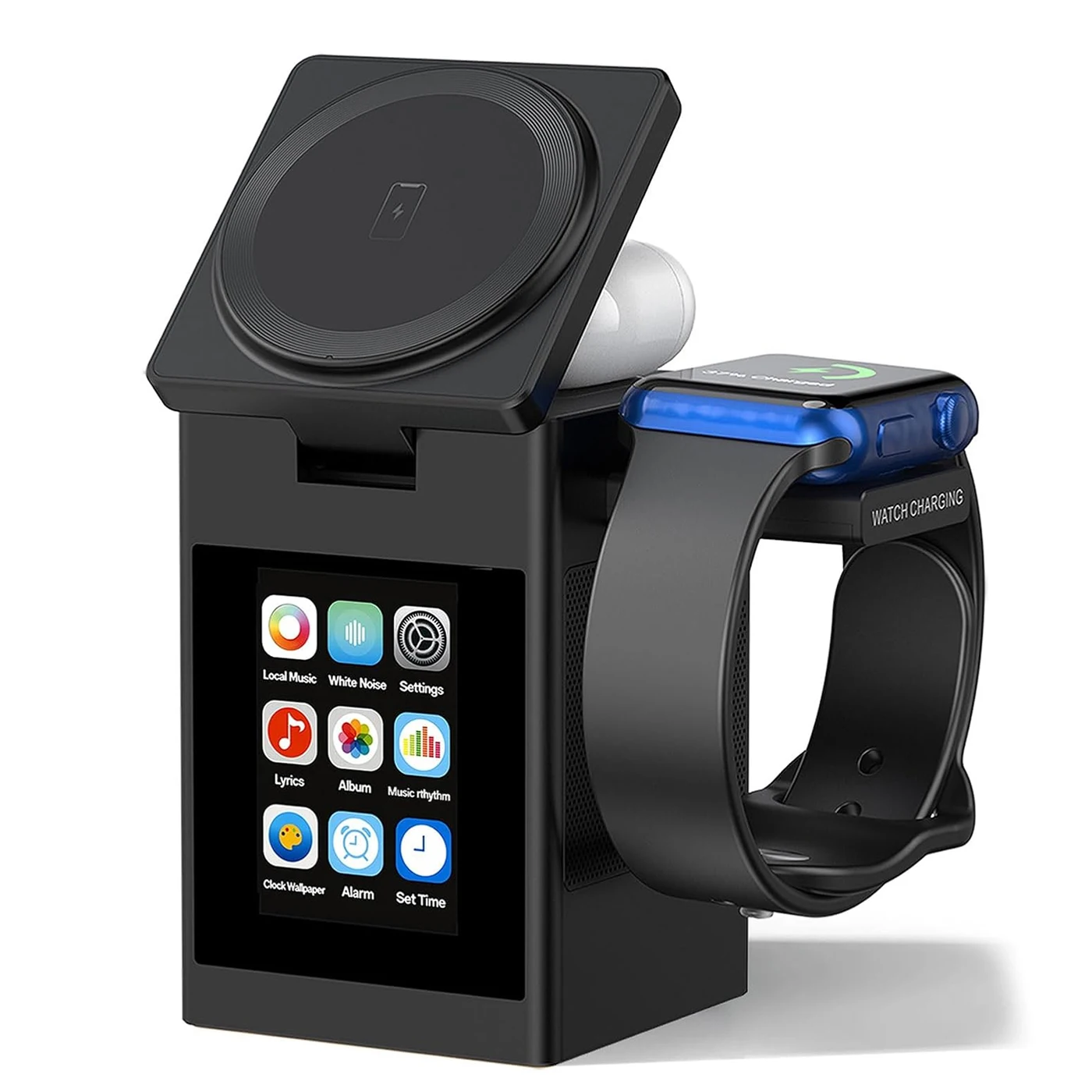 Smartwatch Watches Compatible With Iphone - Tela led magnético carregador sem fio