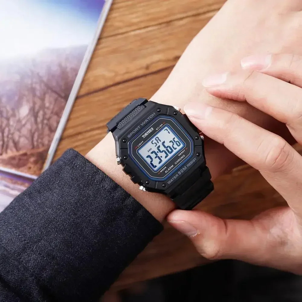 Skmei-relógio digital masculin - Tide Watch Surf avaliação e preço