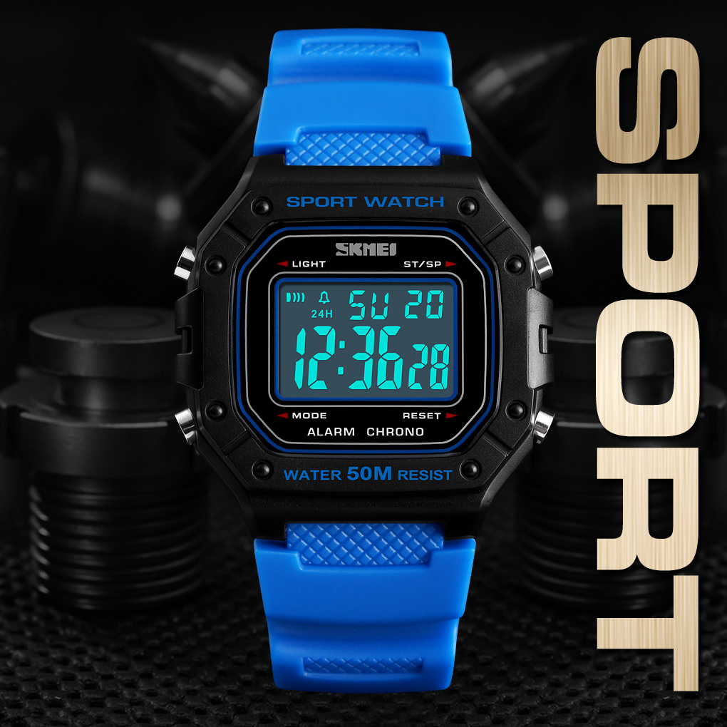 Skmei-relógio digital masculin - Tide Watch Surf avaliação e preço
