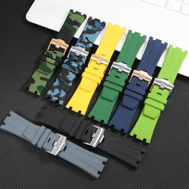 Pulseira de silicone de 28mm p - Audemars Piguet Watch Royal Oak Offshore avaliação e preço