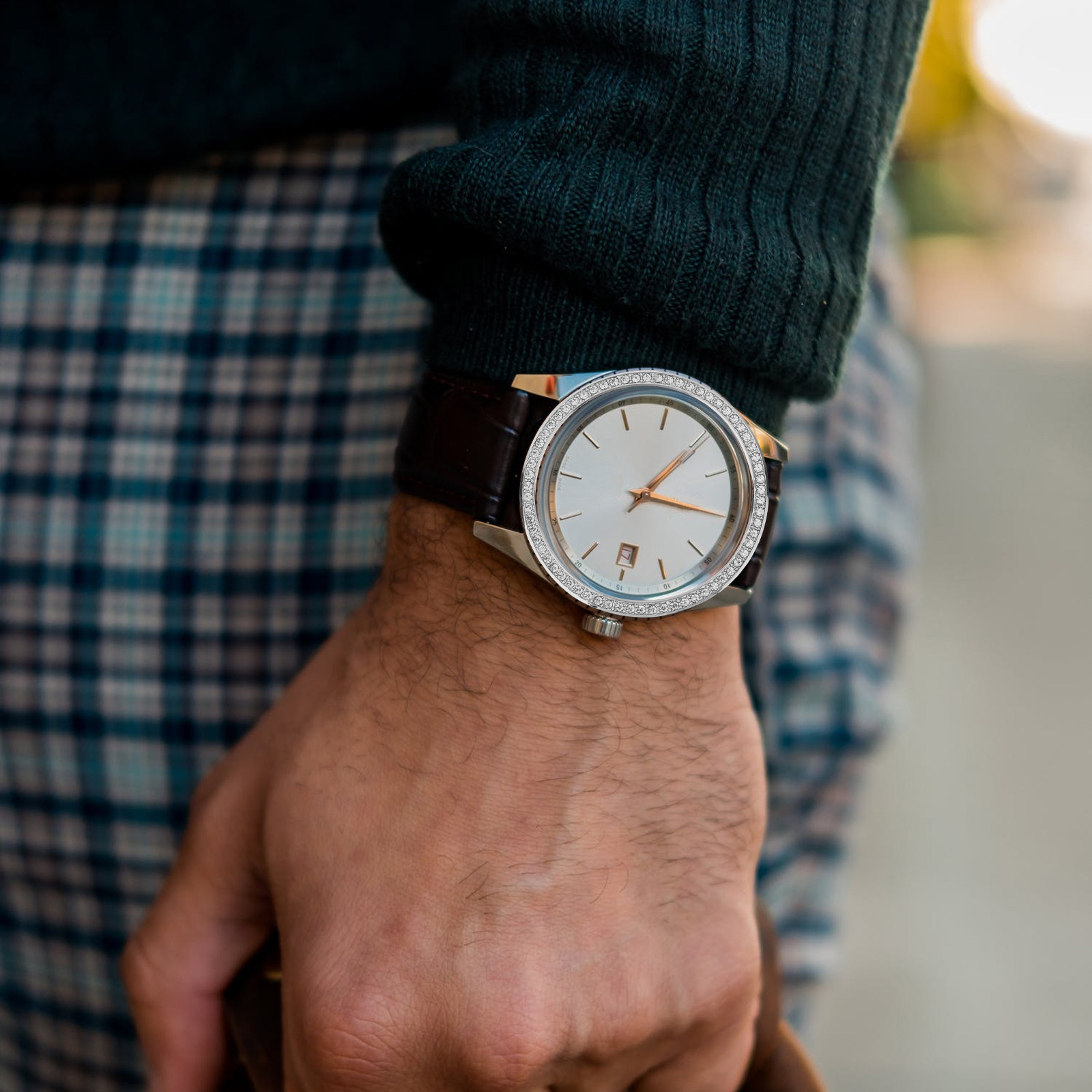 Anel de Borda Premium em Liga  - Smartwatch Ring Watches avaliação e preço