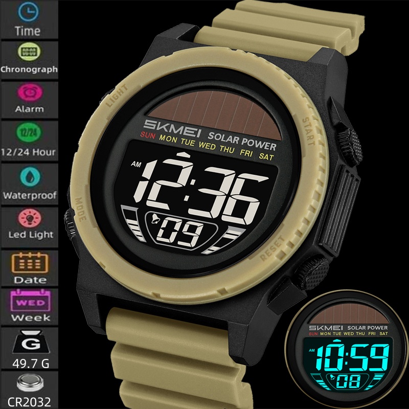 Skmei relógios digitais de ene - Tide Watch Surf avaliação e preço