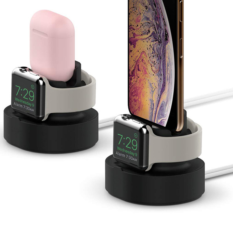 Suporte de carregamento de sil - Smartwatch Watches Compatible With Iphone avaliação e preço