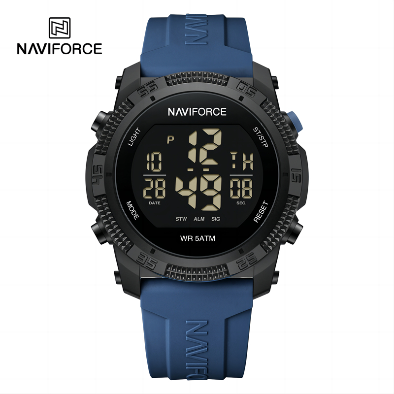 Naviforce 7104 luxo masculino  - Tide Watch Surf avaliação e preço