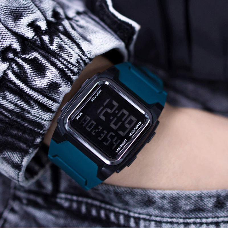 Yikaze relógio digital masculi - Tide Watch Surf avaliação e preço