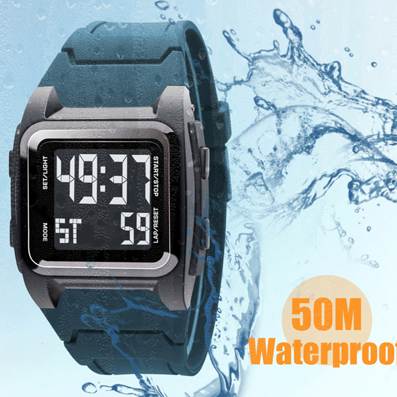 Yikaze relógio digital masculi - Tide Watch Surf avaliação e preço
