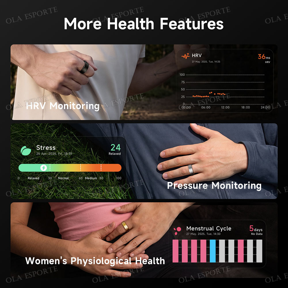 Relógio inteligente com estojo - Smartwatch Ring Watches avaliação e preço