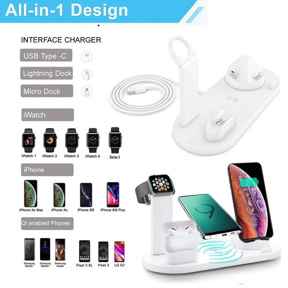 Carregador Sem Fio 7 em 1 de 3 - Smartwatch Watches Compatible With Iphone avaliação e preço