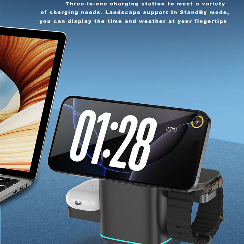 Praiser 25W Qi2 Dobrável Touch - Smartwatch Watches Compatible With Iphone avaliação e preço
