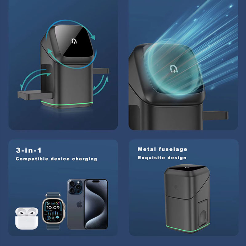 Praiser 25W Qi2 Dobrável Touch - Smartwatch Watches Compatible With Iphone avaliação e preço