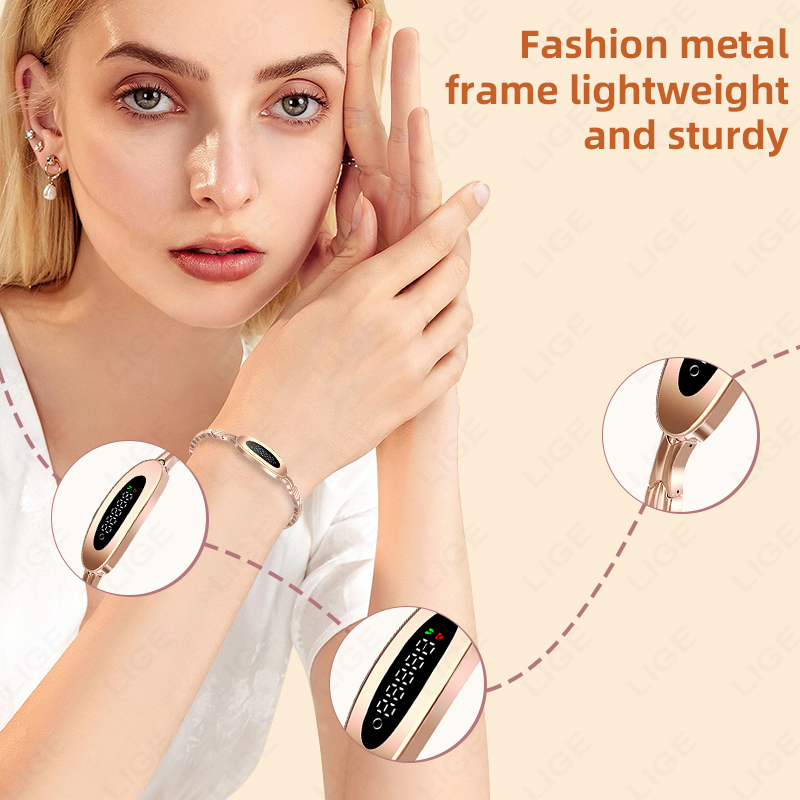 Pulseira Inteligente LIGE para - Smartwatch Health Watches For Women avaliação e preço