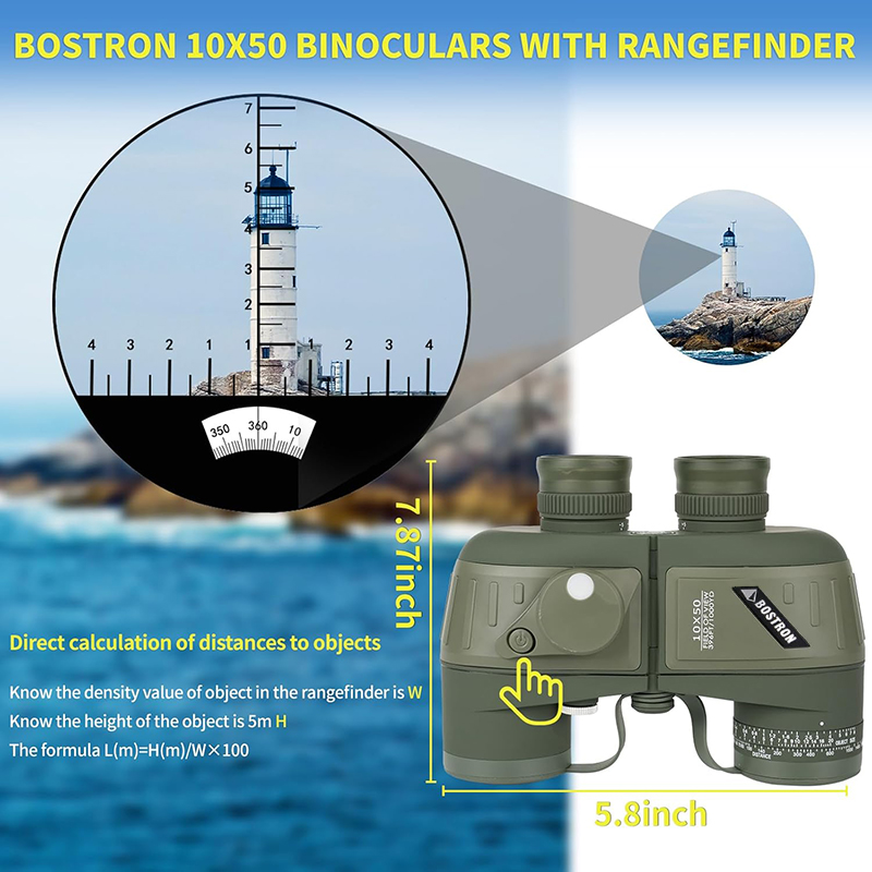 Binóculos 10x50 Marinhos Milit - Tide Watch Surf avaliação e preço