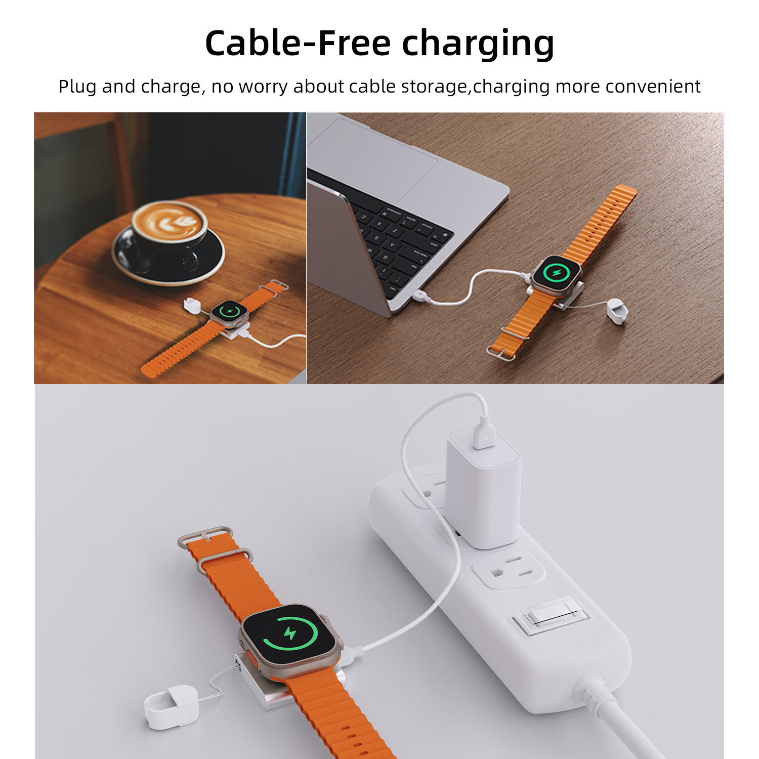 Bonola Carregador Magnético Po - Smartwatch Watches Compatible With Iphone avaliação e preço