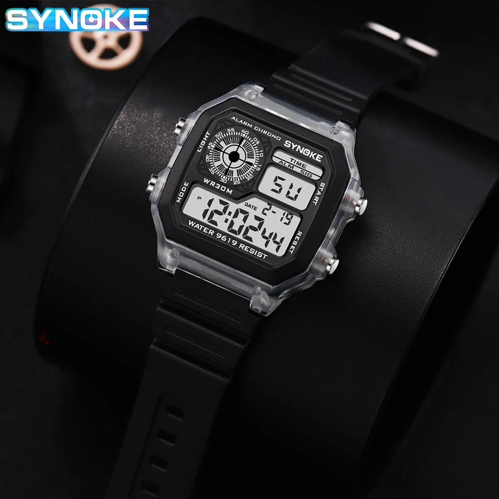 SYNOKE-Digital relógios para h - Tide Watch Surf avaliação e preço