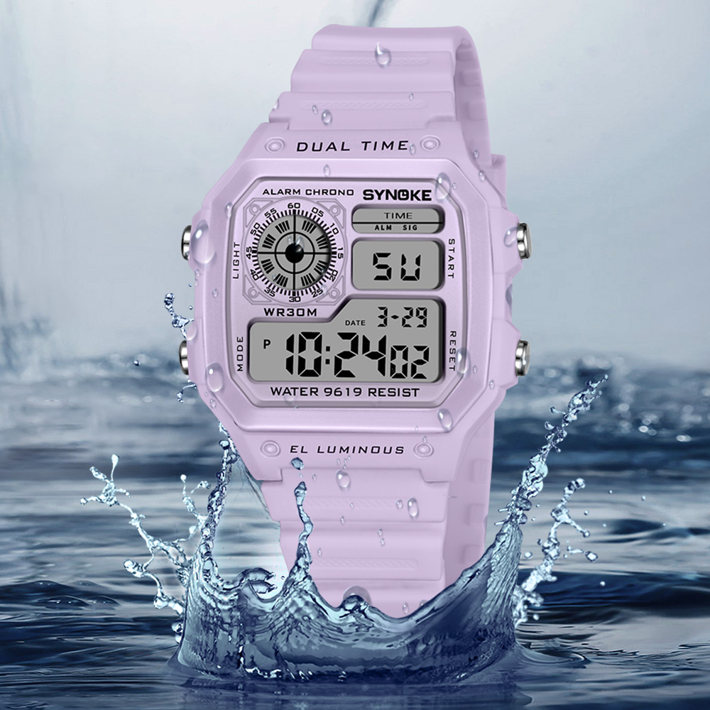 Synoke relógios digitais senho - Tide Watch Surf avaliação e preço