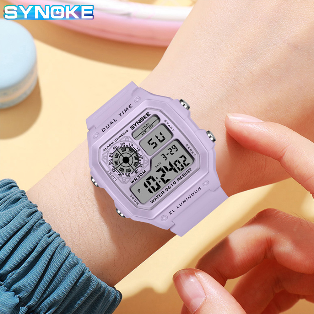 Synoke relógios digitais senho - Tide Watch Surf avaliação e preço
