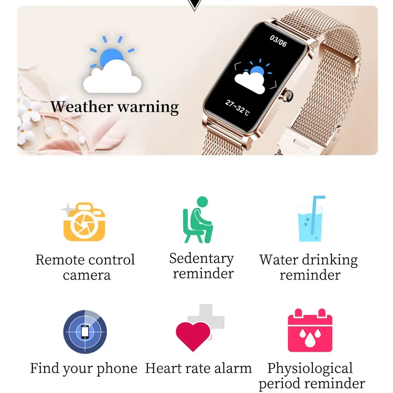 Smartwatches de luxo feminino  - Smartwatch Watches Wallpaper avaliação e preço