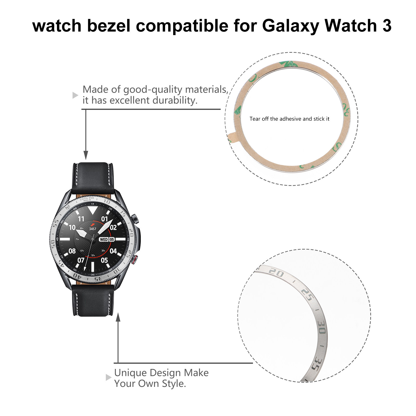 1 peça de anel de proteção em  - Smartwatch Ring Watches avaliação e preço