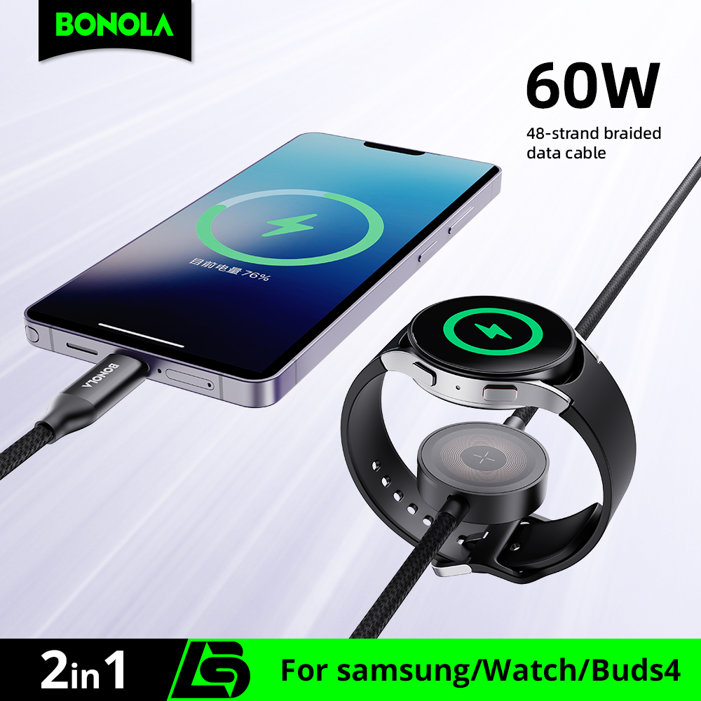 Carregador Bonola 2 em 1 para  - Watches Smartwatch Samsung avaliação e preço