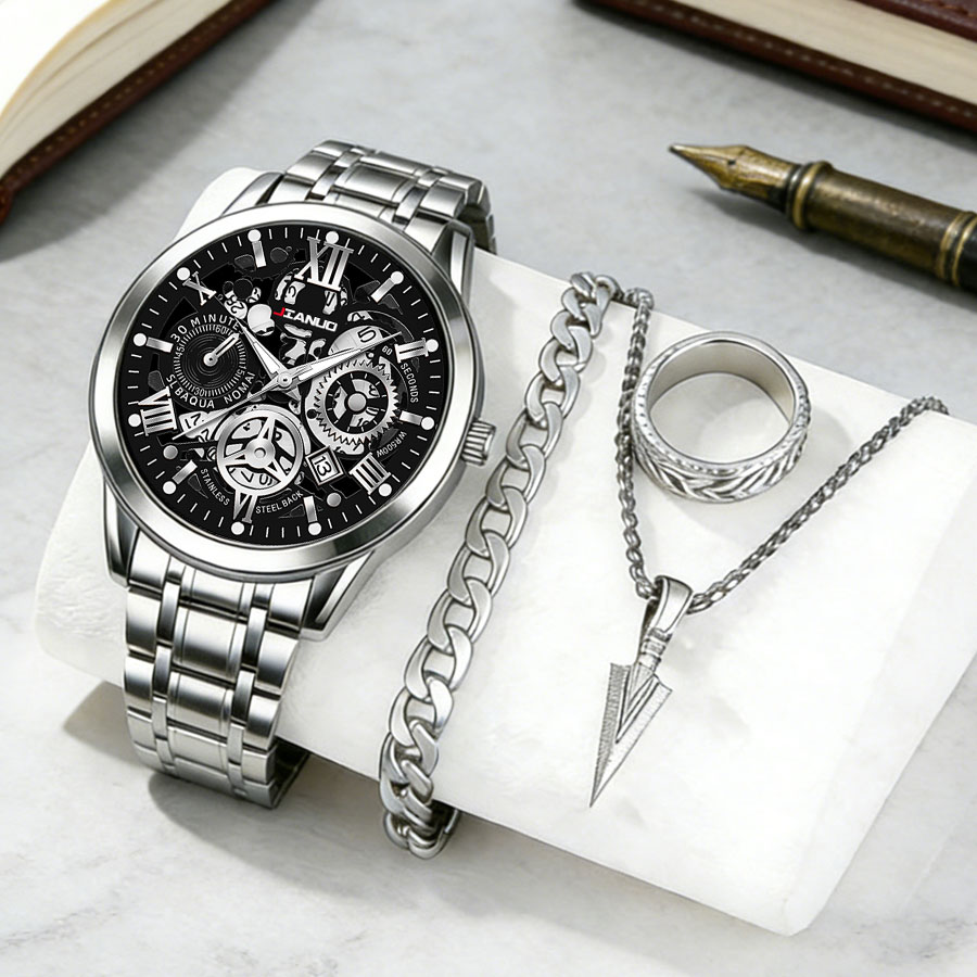 Relógio de Luxo Masculino com  - Smartwatch Ring Watches avaliação e preço