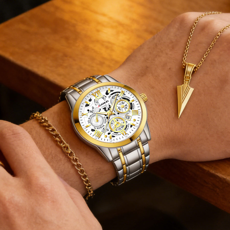 Relógio de Luxo Masculino com  - Smartwatch Ring Watches avaliação e preço
