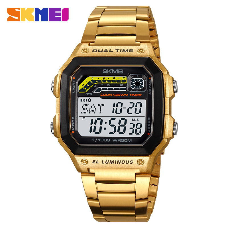 SKMEI-Relógio digital impermeá - Tide Watch Surf avaliação e preço