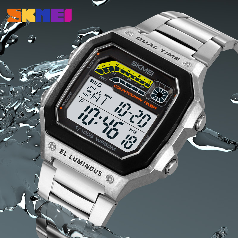 SKMEI-Relógio digital impermeá - Tide Watch Surf avaliação e preço