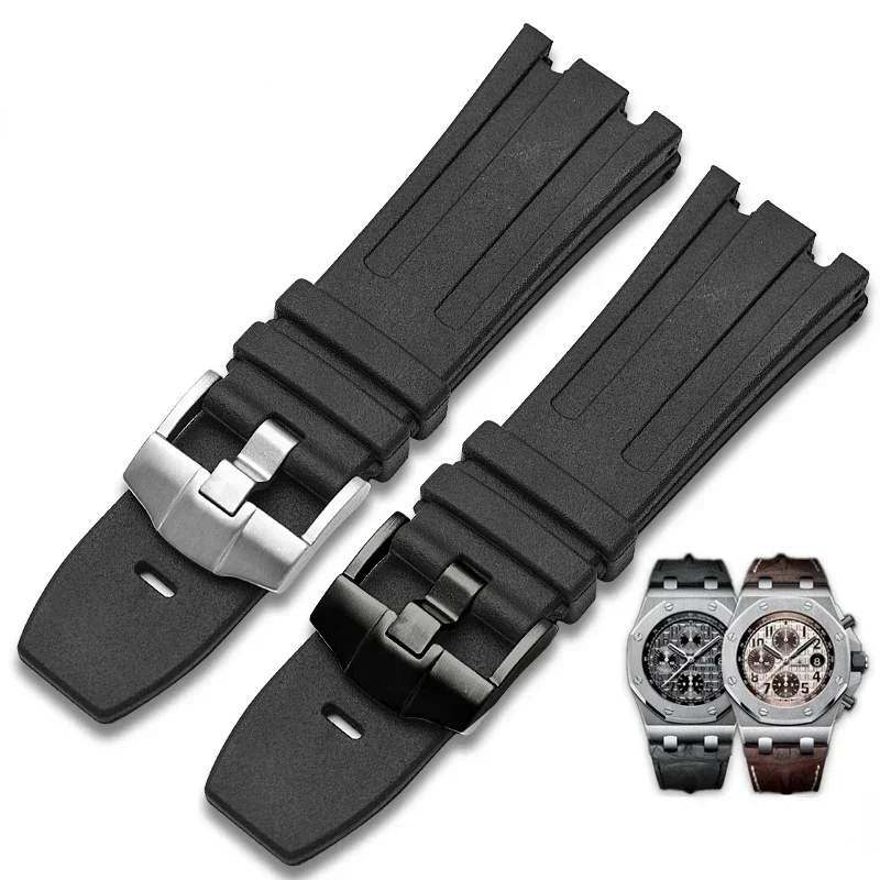 Pulseira de relógio de borrach - Audemars Piguet Watch Royal Oak Offshore avaliação e preço