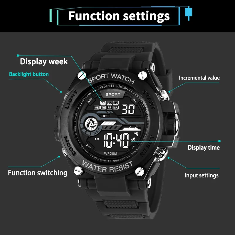 YIKAZE Relógio Esportivo Mascu - Tide Watch Surf avaliação e preço
