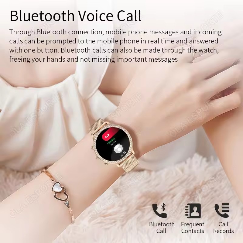 Relógio Inteligente Elegante p - Smartwatch Health Watches For Women avaliação e preço